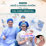 Bảng giá nhổ răng tại nha khoa thẩm mỹ Anh Dental 2025