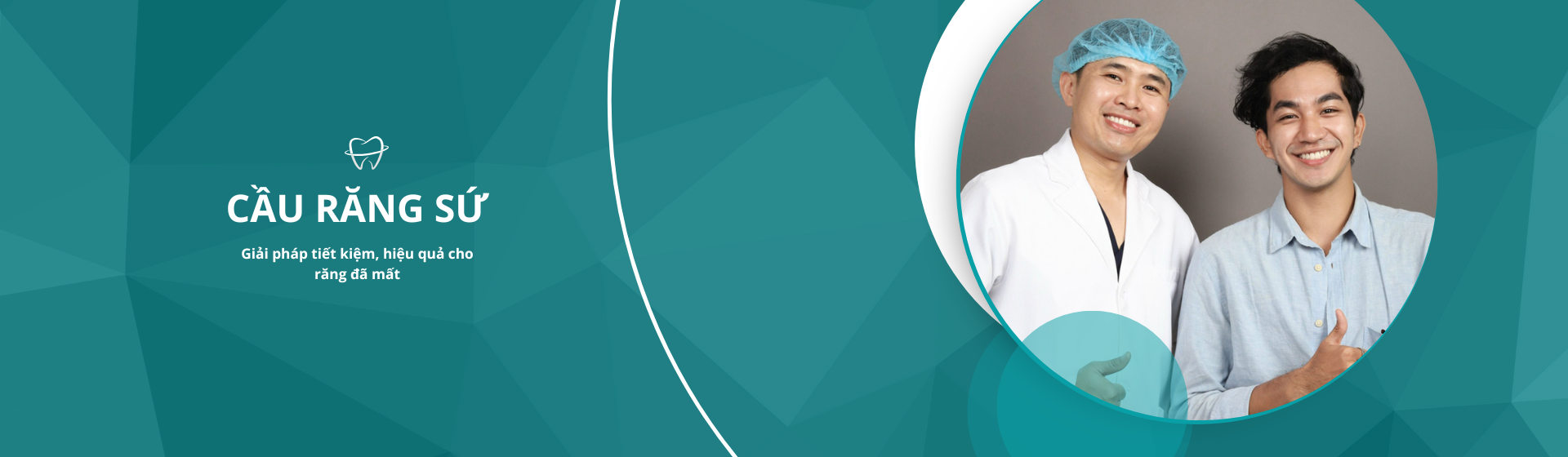 Banner làm cầu răng sứ thẩm mỹ