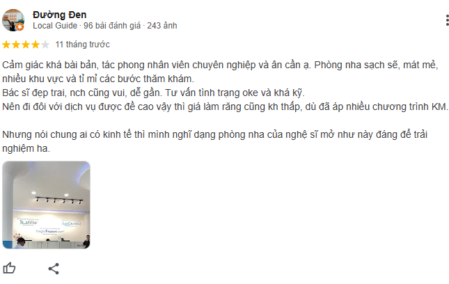 đánh giá nha khoa teenie