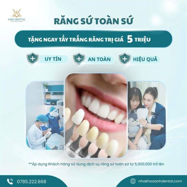 khuyến mãi răng sứ