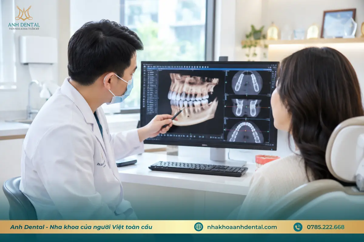 Tư vấn phương pháp trồng răng tại Anh Dental
