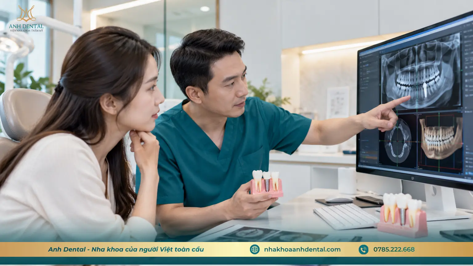 tư vấn chọn trụ implant hàn quốc tại anh dental